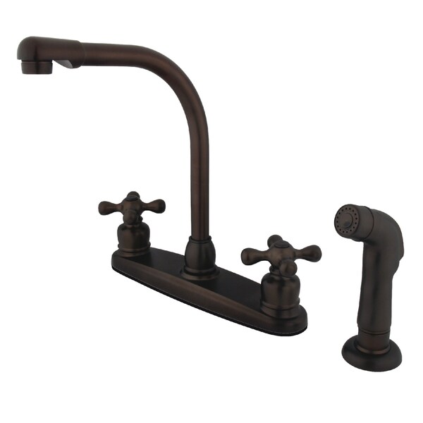 Victorian Centerset Kitchen Faucet, Oil Rubbed Bronze